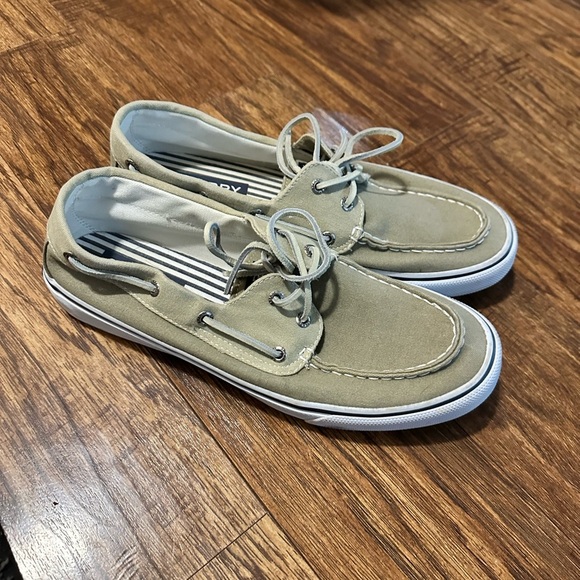 Sperry Men's Olive Boat Shoes - Picture 2 of 5